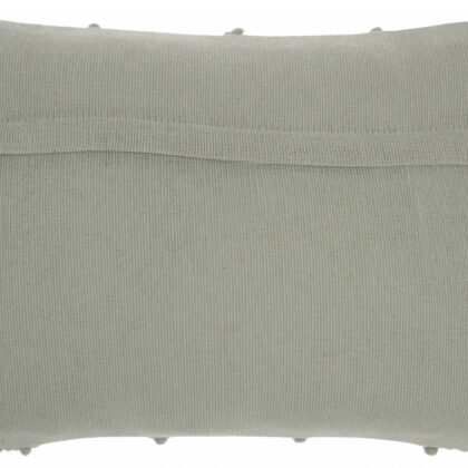 Light Gray Chevron Detail Lumbar Pillow