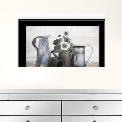 Floral Farmhouse I 2 Black Framed Print Wall Art