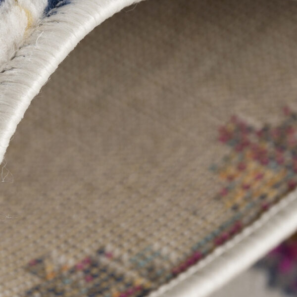 15' Cream Ikat Area Rug