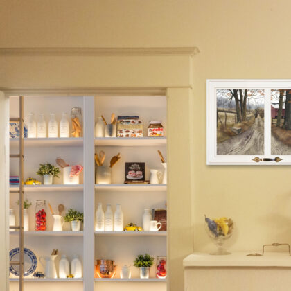 The Road Home 6 White Framed Print Wall Art