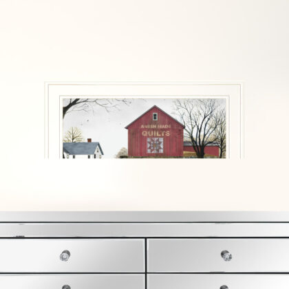 The Quilt Barn 2 White Framed Print Wall Art