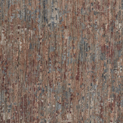 12' X 15' Red And Blue Wool Abstract Hand Knotted Area Rug