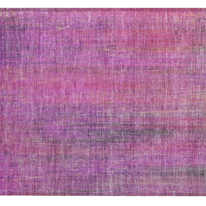 2' X 3' Lilac Striped Washable Non Skid Indoor Outdoor Area Rug