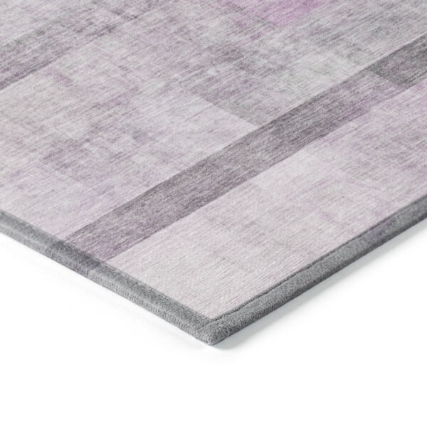 10' X 14' Purple Ombre Washable Non Skid Indoor Outdoor Area Rug