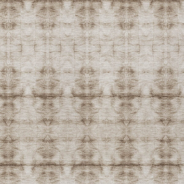 9' X 12' Beige Taupe And Tan Geometric Washable Indoor Outdoor Area Rug