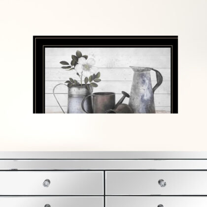 Floral Farmhouse II 2 Black Framed Print Wall Art