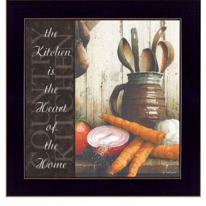 Heart Of The Home 2 Black Framed Print Wall Art