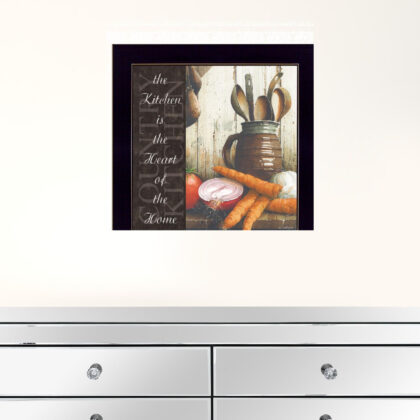 Heart Of The Home 2 Black Framed Print Wall Art