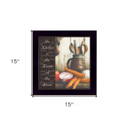 Heart Of The Home 2 Black Framed Print Wall Art