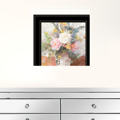 Table Bouquet 2 [3] Black Framed Print Wall Art