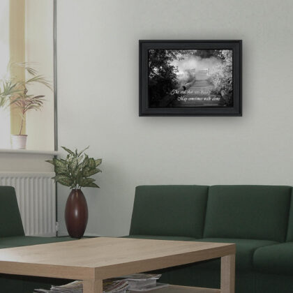 Beauty Grayscale 1 Black Framed Print Wall Art
