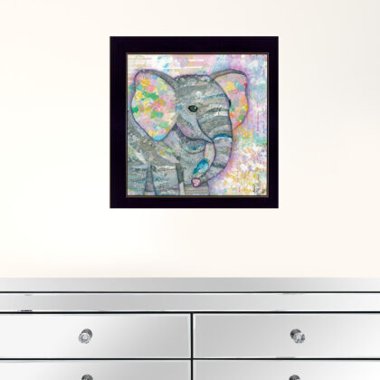Elephant I 1 Black Framed Print Wall Art