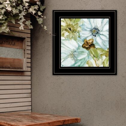 Sea Glass Garden I 3 Black Framed Print Wall Art