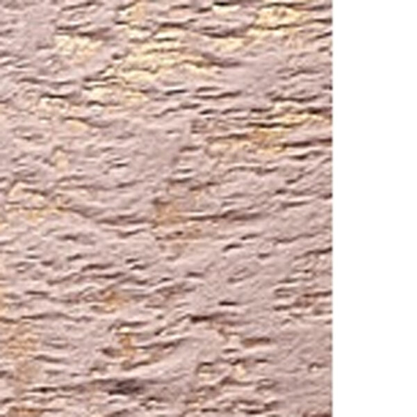 6' x 9' Pink and Gold Faux Fur Abstract Shag Non Skid Area Rug