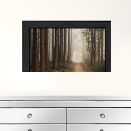 Quiet Black Framed Print Wall Art