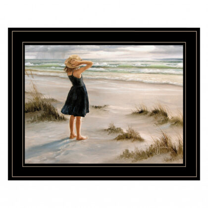 Black Dress 2 Black Framed Print Wall Art