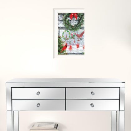 Christmas Peace 1 White Framed Print Wall Art