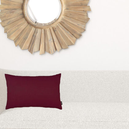Set Of Two 12" X 20" Polyester Zippered Pillow Cover