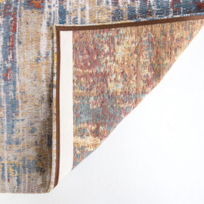 8' x 11' White Abstract Non Skid Area Rug