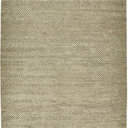 2' X 3' Tan And Gray Hand Woven Area Rug