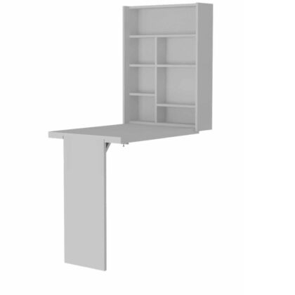 24" White Wall Mounted Writing Desk