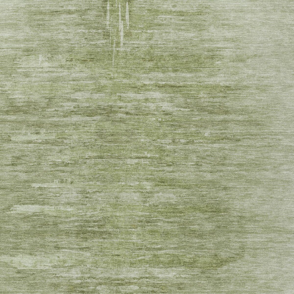8' X 10' Artichoke Green And Fern Green Abstract Washable Indoor Outdoor Area Rug