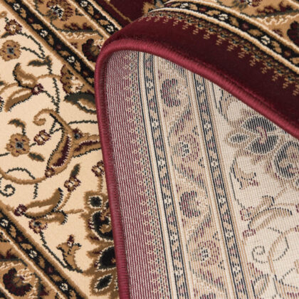5’ x 8’ Red Floral Medallion Area Rug