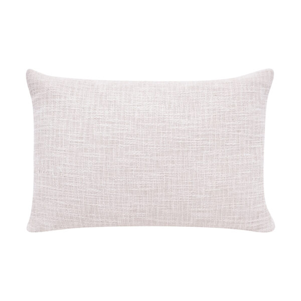 16" X 24" Black Ivory 100% Cotton Geometric Zippered Pillow