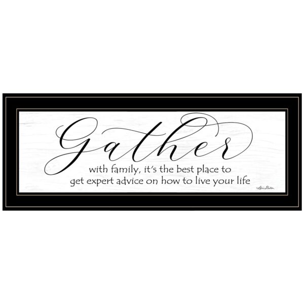 Expert Advice 2 Black Framed Print Wall Art