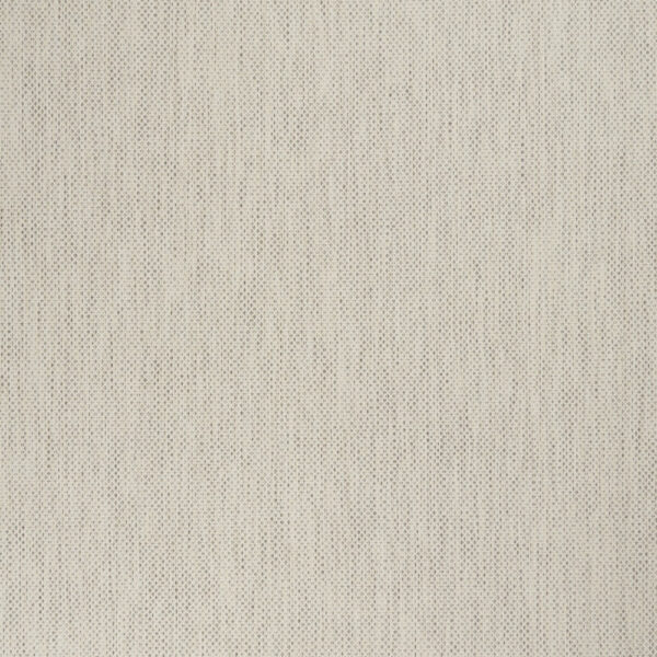 8' X 10' Ivory and Silver Indoor Outdoor Area Rug