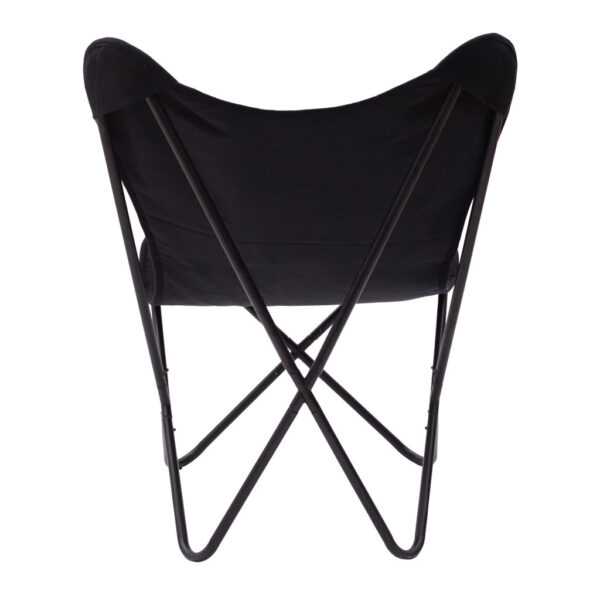 26" Black Tropical Butterfly Chair