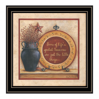 Greatest Treasures 2 Black Framed Print Wall Art