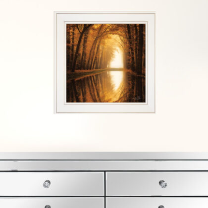 Lochem Reflections 1 White Framed Print Wall Art