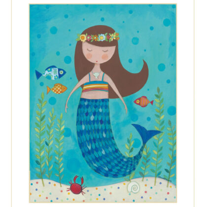 Under The Sea 6 White Framed Print Wall Art