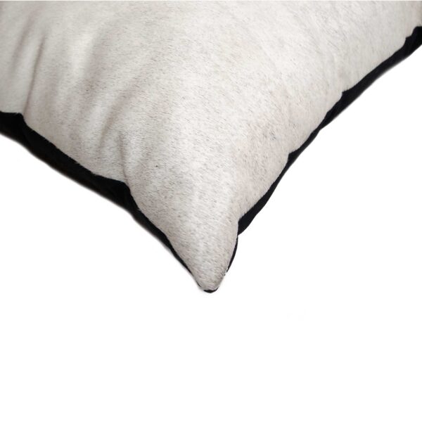 18" X 18" X 5" Off White Cowhide  Pillow 2 Pack