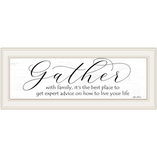 Expert Advice 1 White Framed Print Wall Art