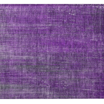 2' X 3' Purple Striped Washable Non Skid Indoor Outdoor Area Rug