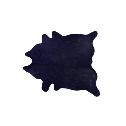 5' x 7' Midnight Cowhide Hand Knotted Area Rug