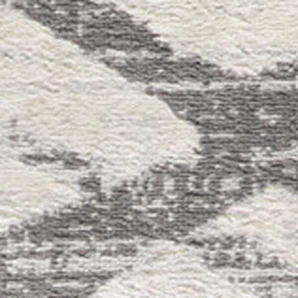 8' X 10' Gray Geometric Dhurrie Area Rug