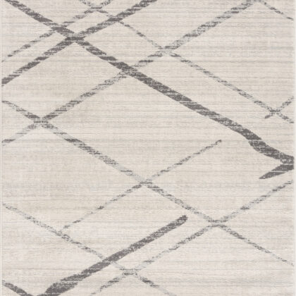 8' X 10' Gray Geometric Dhurrie Area Rug