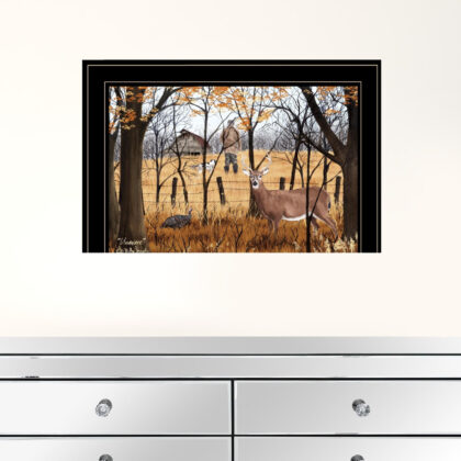 Unaware 2 Black Framed Print Wall Art