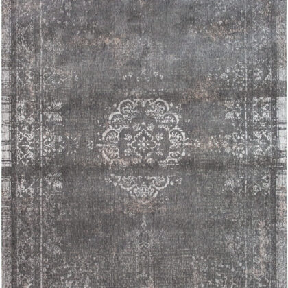 6' X 8' Gray Medallion Non Skid Area Rug