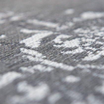 6' X 8' Gray Medallion Non Skid Area Rug