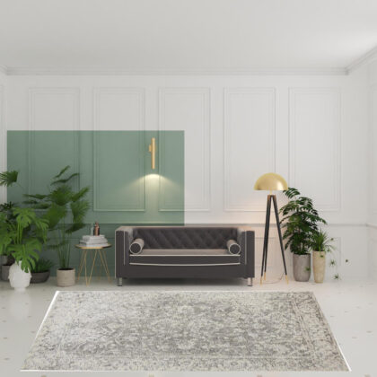 8' X 11' Ivory And Gray Abstract Hand Woven Area Rug