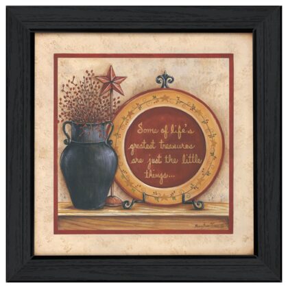 Greatest Treasures 4 Black Framed Print Wall Art