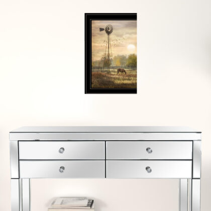 Berks Co. Sunrise Black Framed Print Wall Art
