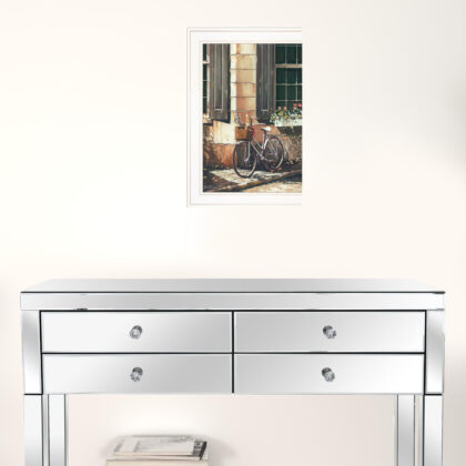 Picnic Getaway 1 White Framed Print Wall Art