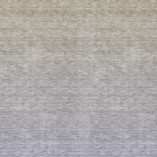 3' X 5' Beige Tan And Blue Ombre Washable Indoor Outdoor Area Rug