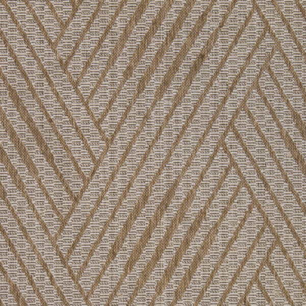 8' x 10' Beige Geometric Stain Resistant Indoor Outdoor Area Rug