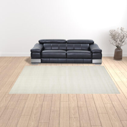9' x 12' Cream Geometric Area Rug